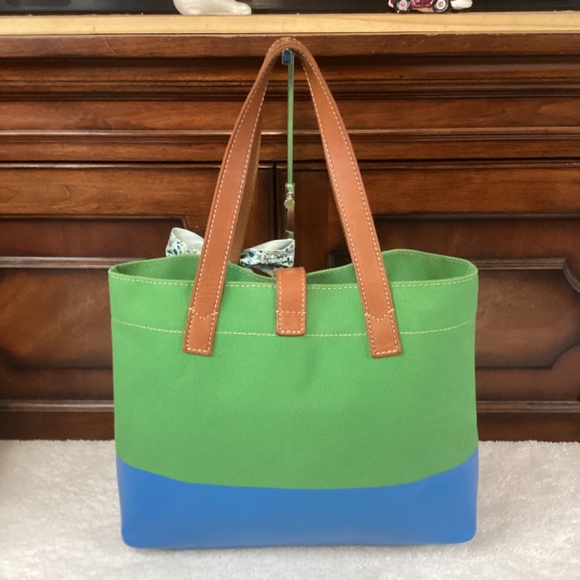 Fossil Colorblock Tote with Wallet - Picture 6 of 14